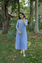 Handworked Pleated Kurta