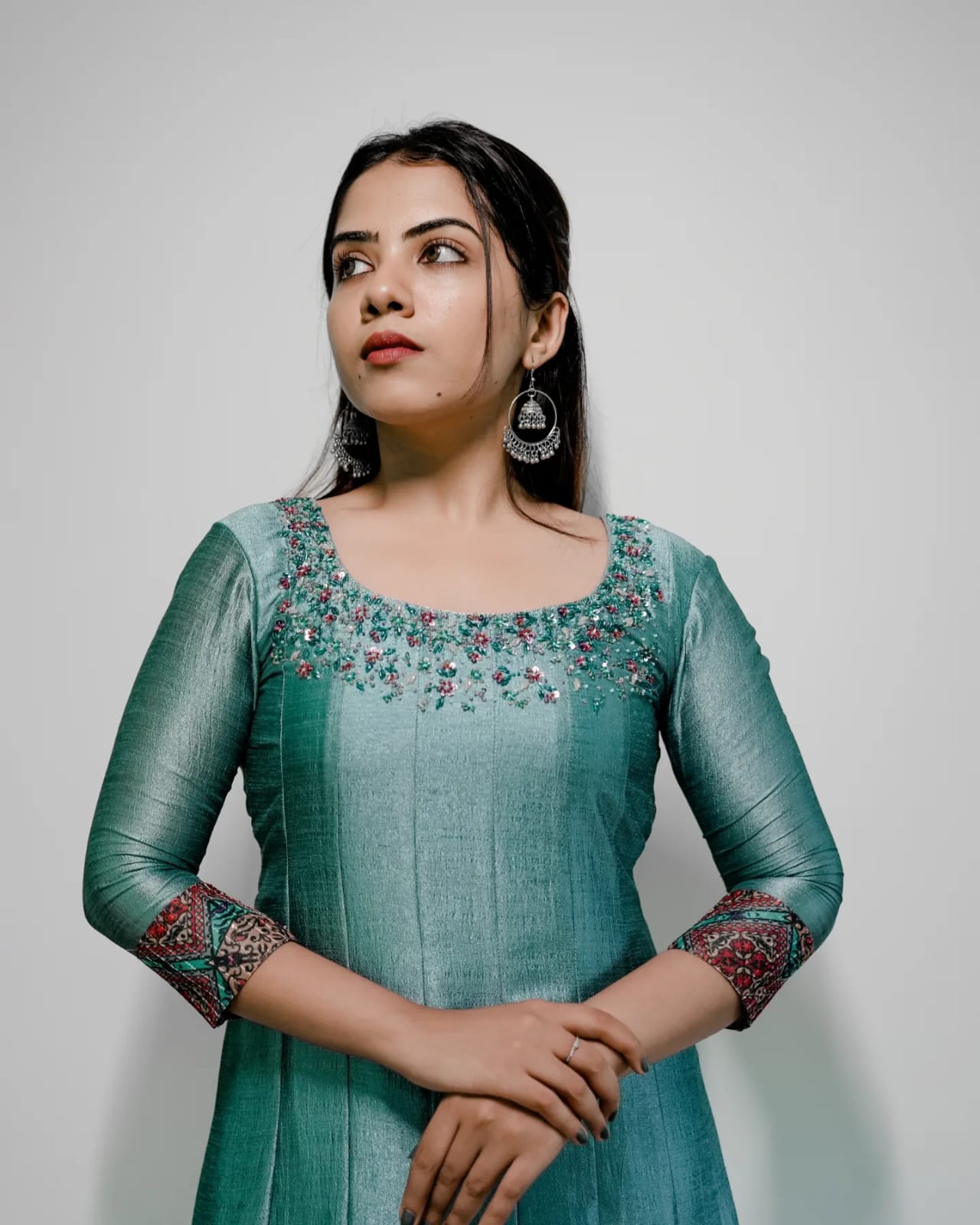 Handworked Panel Cut Kurta