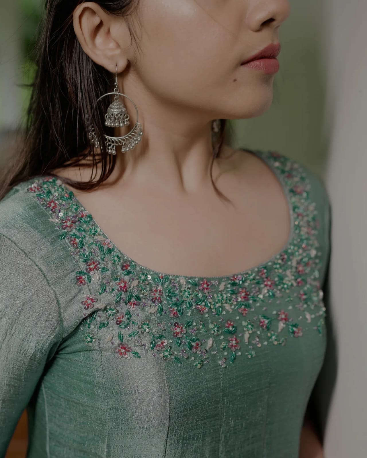 Handworked Panel Cut Kurta